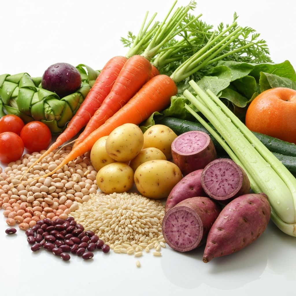 Fiber and prebiotic foods